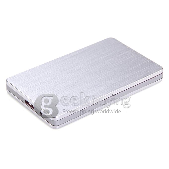 USB 3.0 to SATA 2.5'' External Case USB 3.0 to Serial ATA HDD Case Support 2TB with 6GBPS Test Passed - Silver