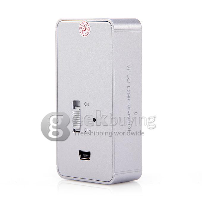 Atongm M1 Bluetooth Laser Projection Virtual Keyboard for iPhone/iPad/Android Tablet/Windows PC/Smartphone/Macbook