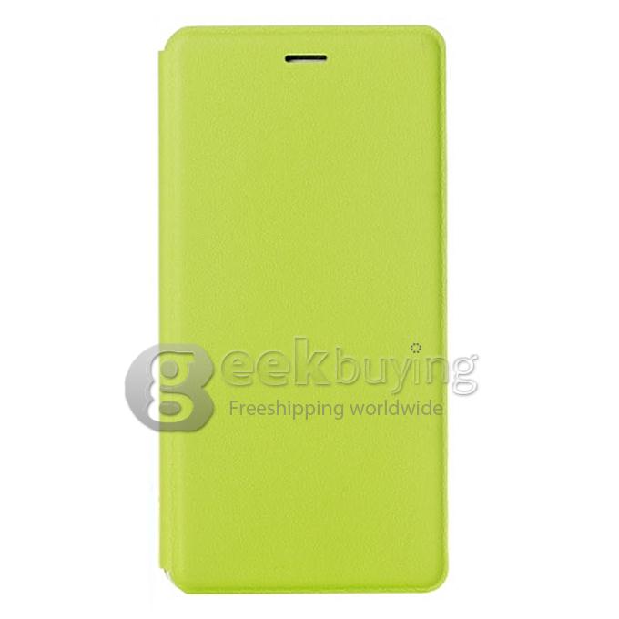 Original Xiaomi Mi4 Leather Case Ultra Thin and High Quality Cover Function For Xiaomi Mi 4 -Green