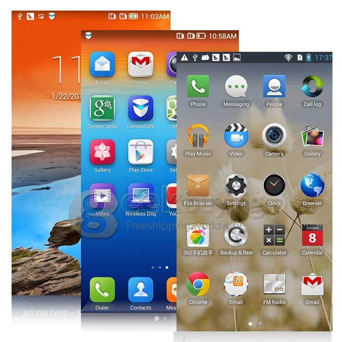 Lenovo S8 S898t+ MTK6592V Octa Core 1.4GHz 5.3inch Android 4.2 Smartphone 2GB RAM 16GB ROM TD-SCDMA/GSM 3G - Gray