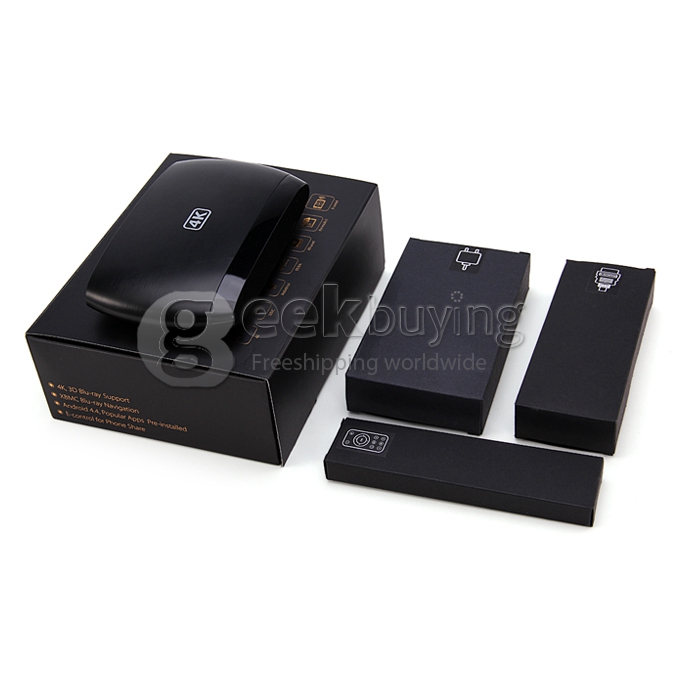 CX-S806 Amlogic S802 Quad Core 2.0GHz Android 4.4 4K TV BOX HDMI HDD 1G/8G Player Support XBMC 1080P DLNA Miracast OTG