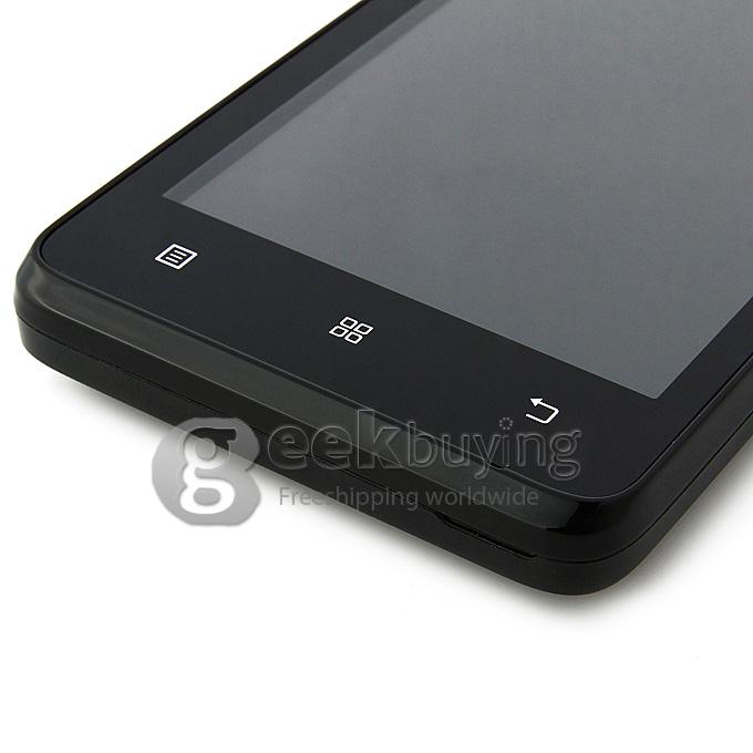 Lenovo A396 SC8830A Quad core 1.2GHz 4.0 Inch Android 2.3 Smartphone 256MB RAM 256 ROM WiFi OTA - Black