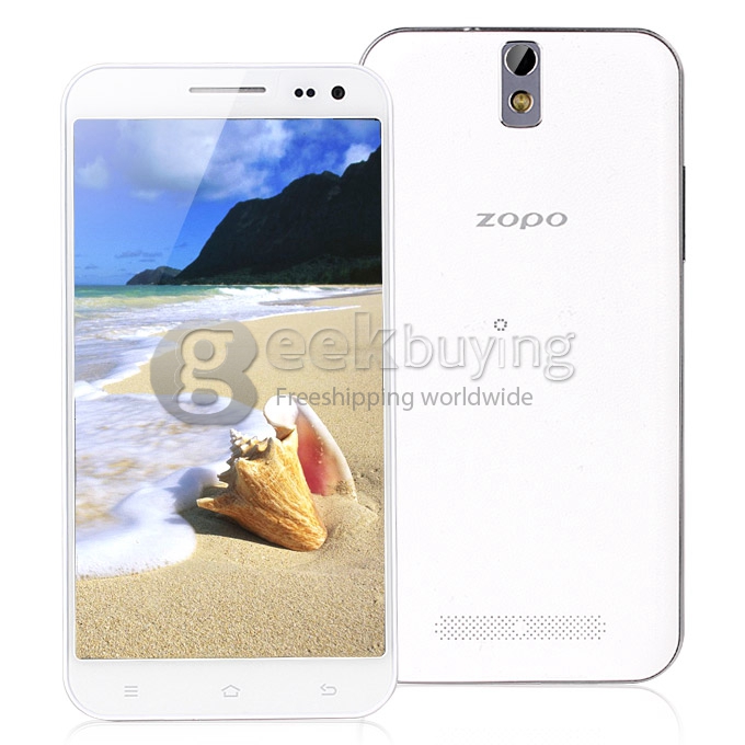 ZOPO ZP998 MTK6592 Octa Core 1.7GHz 5.5 Inch Amdroid 4.2 OS Smartphone 2GB RAM 16GB ROM 14.0MP With OTG NFC 5G WIFI Air Gesture White
