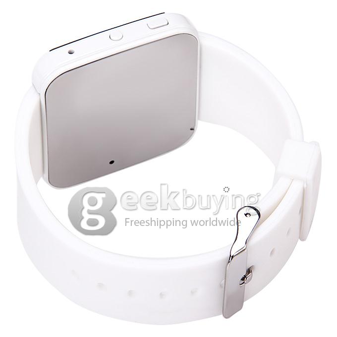 U Watch 2S Waterproof Bluetooth Touch Screen Smart Watch Sync Phone Remote Camera for Android iOS Phone - White