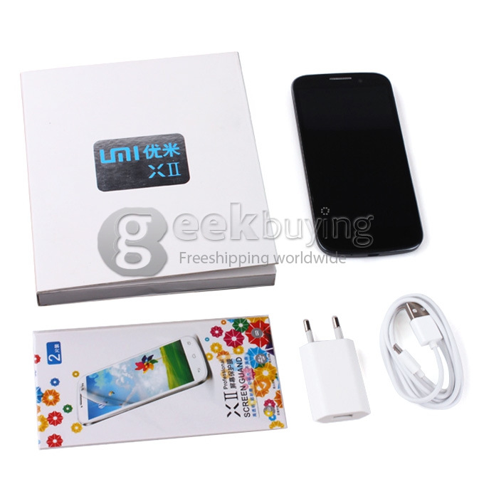 UMI X2 MTK6589T Quad Core 1.5GHz 5.0 Inch Android 4.2 OS Smartphone 1GB RAM 32GB ROM IPS FHD OGS Gorilla II Screen 13.0MP 3G/GPS Black