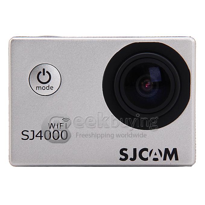 SJCAM Original SJ4000 WiFi Action Camera Novatek 12MP 1080P H.264 1.5 Inch 170 Degree Wide Angle Lens Diving HD Camcorder Car DVR support AV out - Silver