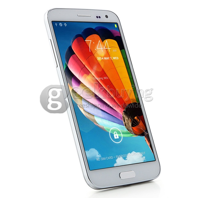 G9000 MTK6592 Octa Core 1.7GHz 5.1 Inch Android 4.2 OS Smartphone 1GB RAM 16GB ROM 13.0MP 3G GPS OTG Miracast White