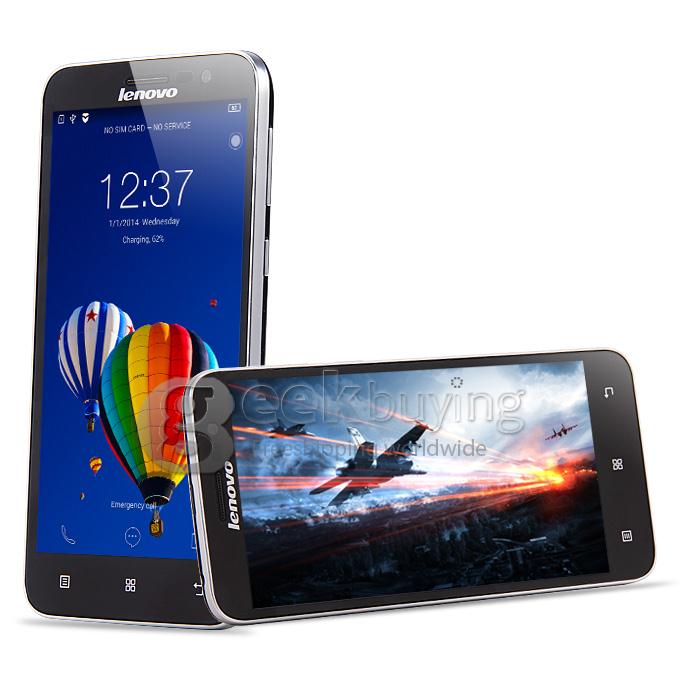 Lenovo A8 A806 Golden Warrior MTK6592 Octa Core 1.7GHz 5.0 Inch Android 4.4 Smartphone 2G RAM 16GB ROM 4G FDD LTE HD 13.0MP - Black