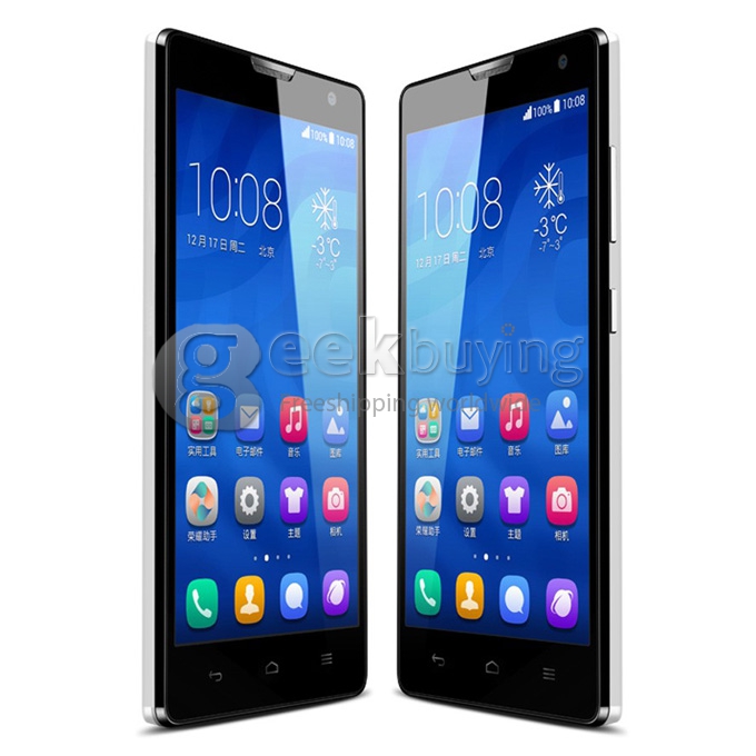 Huawei Honor 3C H30-U10 MTK6582 Quad Core 1.3GHz 5 Inch Android 4.2 OS Smartphone 2GB RAM 8GB 8.0MP COMS IPS HD Screen White