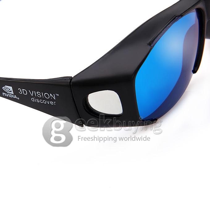 A62 Cool Unisex Anaglyph 3 Dimensional 3D Glasses with Half Red Half Blue Lens for 3D Games 3D DVD Movies