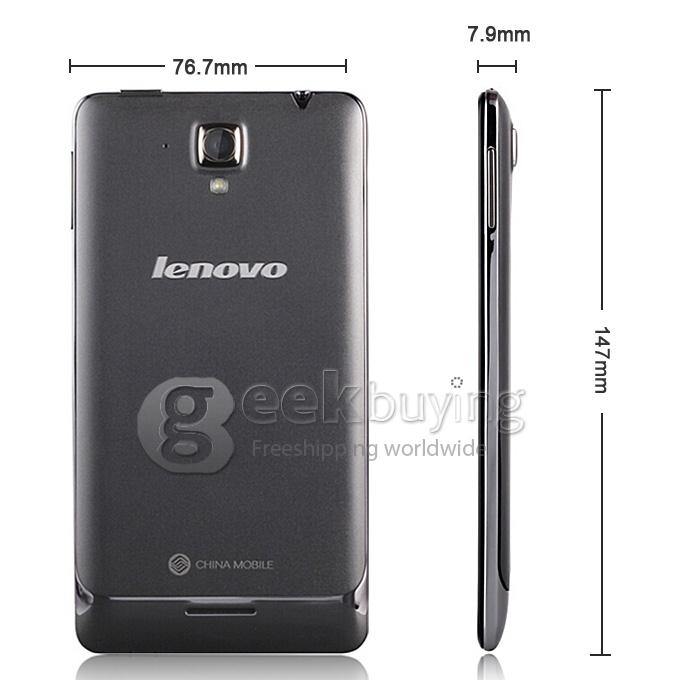 Lenovo S8 S898t+ MTK6592V Octa Core 1.4GHz 5.3inch Android 4.2 Smartphone 2GB RAM 16GB ROM TD-SCDMA/GSM 3G - Gray