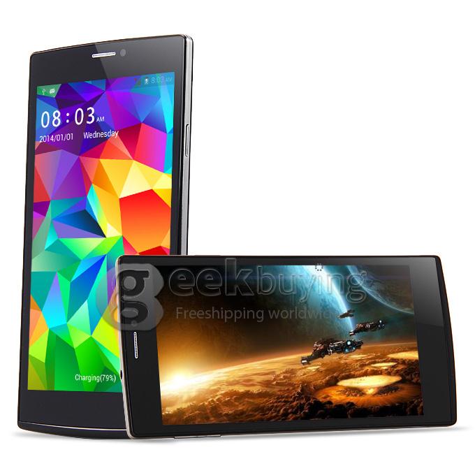 JIAKE V5 MTK6572W Dual Core 1.3GHz 5.5 Inch Android 4.2 Smartphone 512M RAM 4G ROM QHD Screen GPS 3G - Black