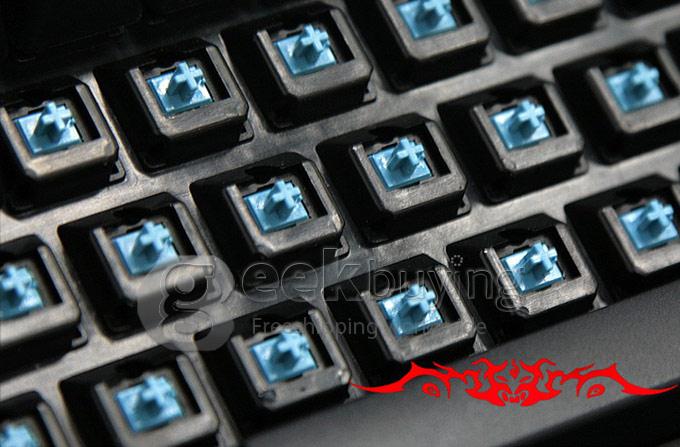 AULA Evil Spirit Mad Scorpion Dual-drive Professional Mechanical USB Wired Keyboard with 87 Keys - Black