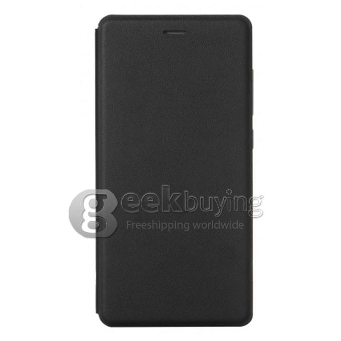 Original Xiaomi Mi4 Leather Case Ultra Thin and High Quality Cover Function For Xiaomi Mi 4 -Black