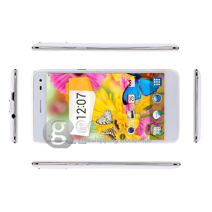 MPIE 909T MTK6582 Quad Core 1.3GHz 5.5 Inch Android 4.4.2 Smartphone 1GB RAM 8GB ROM FHD IPS OGS 3G 13MP OTG NFC - White