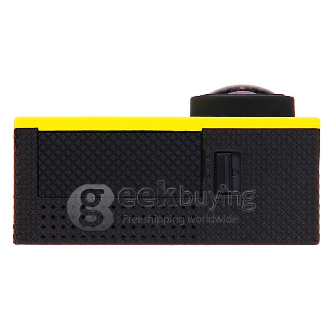 SJCAM Original SJ4000 WiFi Action Camera Novatek 12MP 1080P H.264 1.5 Inch 170 Degree Wide Angle Lens Diving HD Camcorder Car DVR support AV out - Yellow