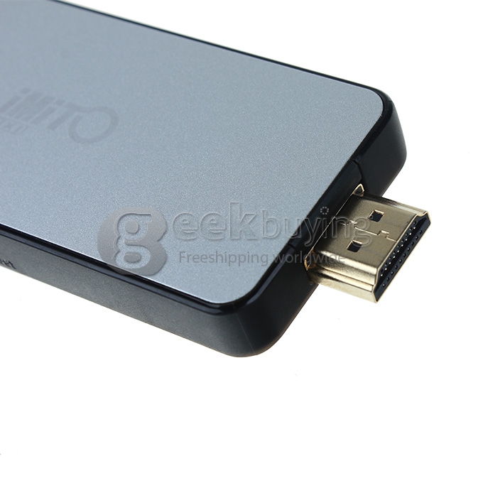 IMITO QX1 RK3188 1.6GHz Quad Core Android 4.2.2 Mini PC TV Box Dongle 2G/8G Bluetooth - Silver