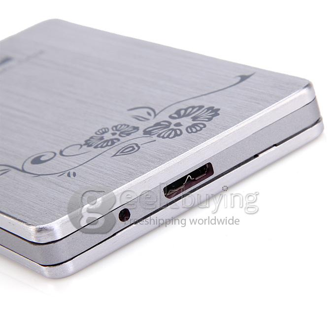 USB 3.0 to SATA 2.5'' External Case USB 3.0 to Serial ATA HDD Case Support 2TB with 6GBPS Test Passed - Silver