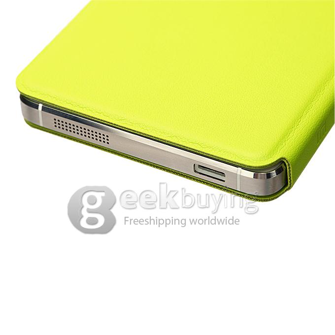 Original Xiaomi Mi4 Leather Case Ultra Thin and High Quality Cover Function For Xiaomi Mi 4 -Green