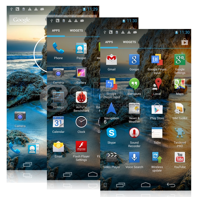 ThL T200 MTK6592 Octa Core 1.7GHz 6 Inch Android 4.2 OS Smartphone 2GB RAM 32GB ROM IPS FHD Screen Support NFC OTG 3G GPS with Protective Film White