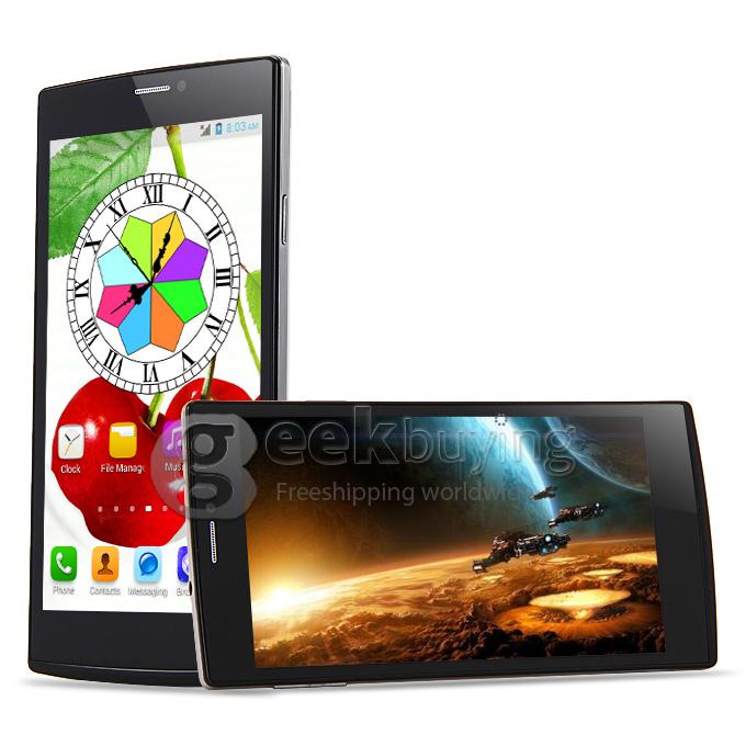 JIAKE V5 MTK6572W Dual Core 1.3GHz 5.5 Inch Android 4.2 Smartphone 512M RAM 4G ROM QHD Screen GPS 3G - White