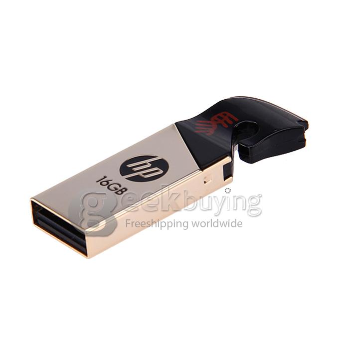 HP V219 Horse Shape 16GB USB 2.0 High Speed Flash Drive U Disk Memory Stick USB Drive - Red + Black + Gold