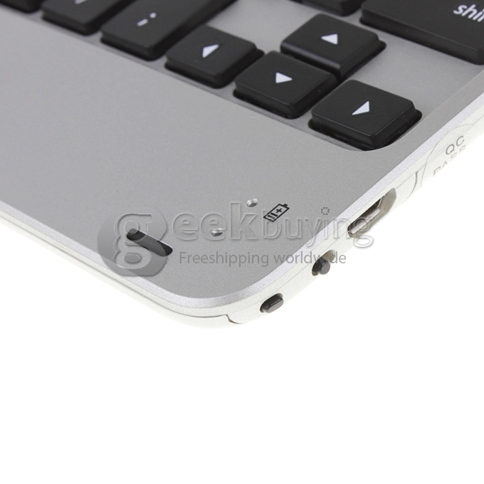 Universal Bluetooth 3.0 Keyboard with Clips for 7.9/8 inch Ultra-thin Tablet PC Silver