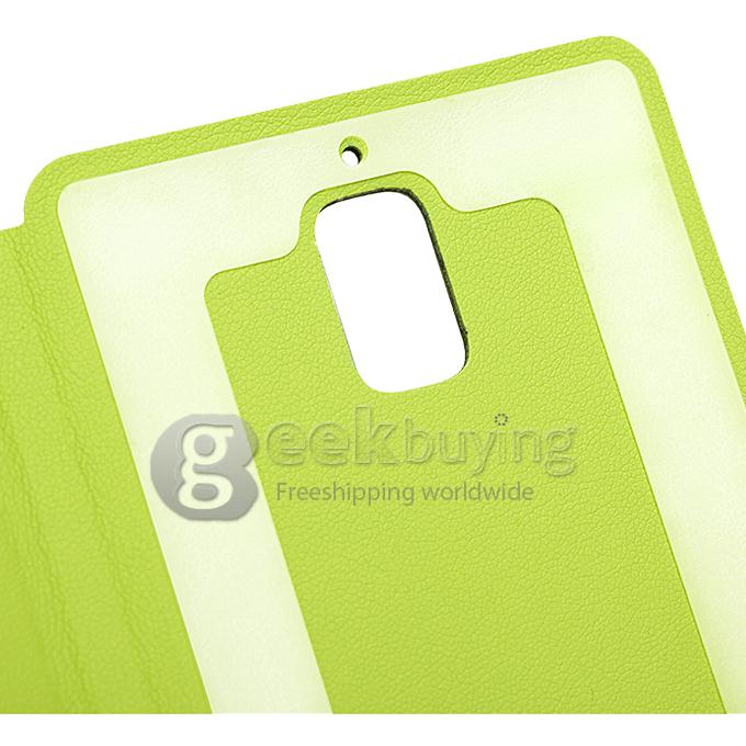 Original Xiaomi Mi4 Leather Case Ultra Thin and High Quality Cover Function For Xiaomi Mi 4 -Green