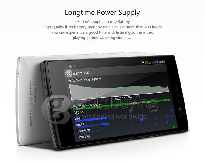 THL L969 MTK6582+6290 Dual Platform 1.3GHz 5Inch Android 4.4 Smartphone 1GB RAM 8GB ROM FDD-LTE 4G IPS FWVGA Screen 5.0MP - Black