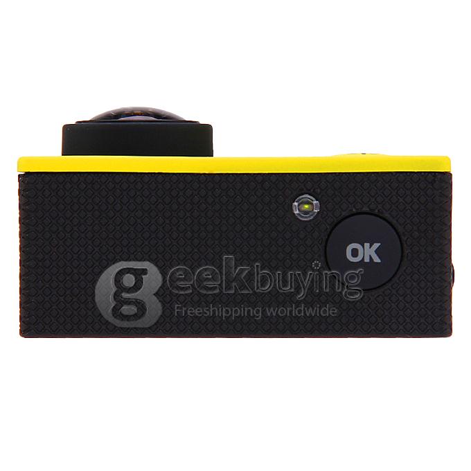 SJCAM Original SJ4000 WiFi Action Camera Novatek 12MP 1080P H.264 1.5 Inch 170 Degree Wide Angle Lens Diving HD Camcorder Car DVR support AV out - Yellow