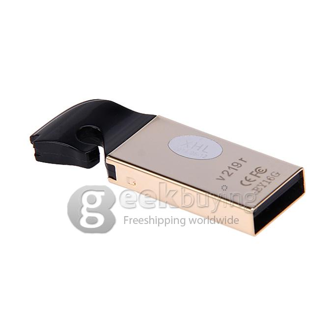 HP V219 Horse Shape 16GB USB 2.0 High Speed Flash Drive U Disk Memory Stick USB Drive - Red + Black + Gold