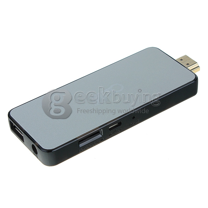 IMITO QX1 RK3188 1.6GHz Quad Core Android 4.2.2 Mini PC TV Box Dongle 2G/8G Bluetooth - Silver