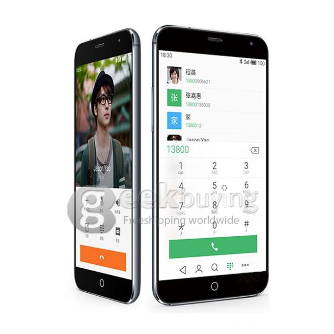 MEIZU MX4 1920 x 1152 4G MTK6595 Octa Core 5.36 Inch Smartphone 2GB RAM 32GB ROM 20.70MP Flyme 4.0/Android 4.4 FHD+ Corning Gorilla Glass 3 - Gray