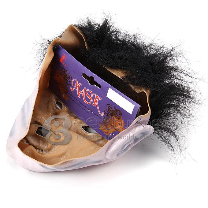 Halloween Thmed Zombie Mask with Elastic Rope Trick Toy Horror Props for Fancy Parties and Dances