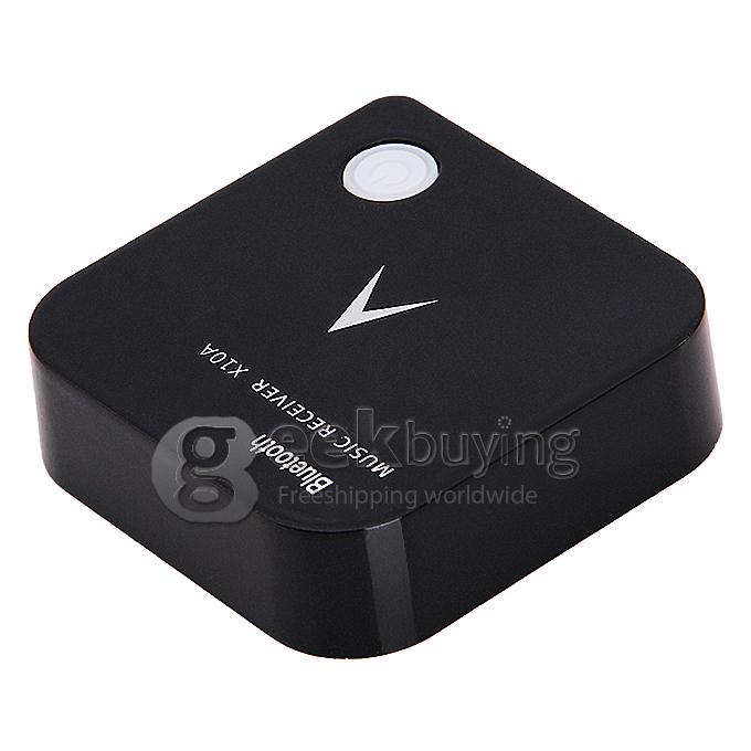 Hifi Wireless Bluetooth V3.0 Music 3.5mm Stereo Audio Speaker Receiver Adapter for Android iOS Windows - Black
