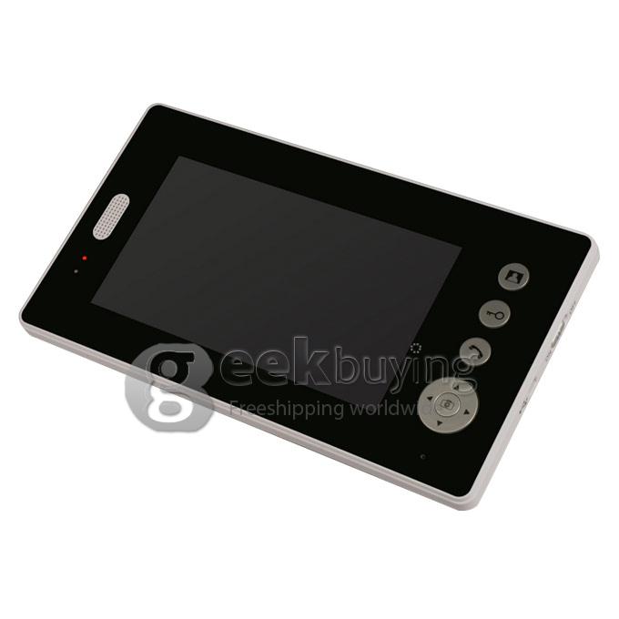 712GA 7 Inch TFT 2.4GHz Digital Wireless Video Door Phone 16 Chord Melodies Hands-free Talk Wireless Unlock