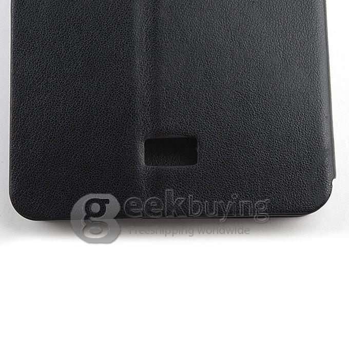 Protective PU Leather Hard Case Cover Shell for Iocean G7 - Black