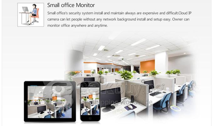ESCAM QD320 H.264 720P Dual Stream 3.6MM Day / Night Waterproof IP Camera Support Motion Detection