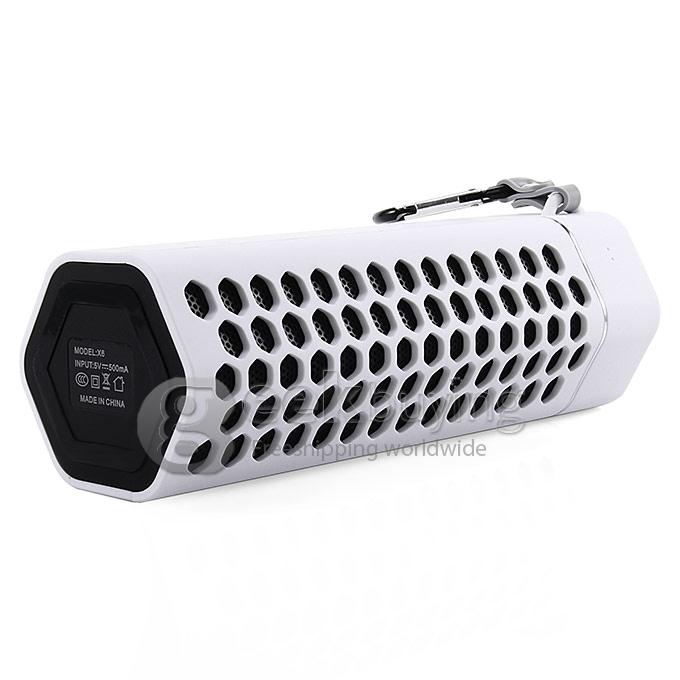 New Cup Model X6 Mini Wirelss Bluetooth Speaker Hands Free with TF Card Slot Mic Blutooth for Android iOS iPhone 6 Plus - White