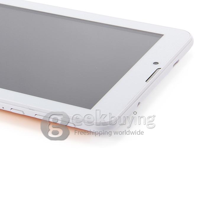 PX702 MTK8312 7 Inch 3G Phone Call Tablet PC Android 4.4 OS 4GB ROM GPS Bluetooth Phablet - Aubergine+White