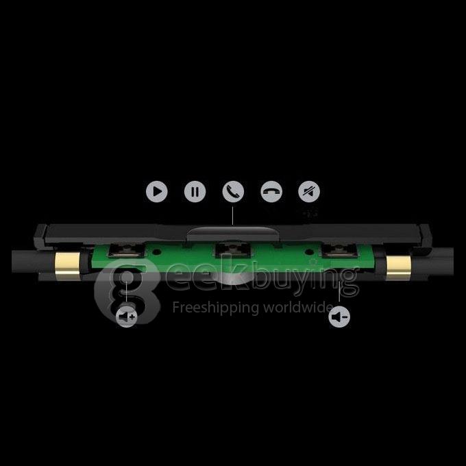 Black Original Xiaomi PISTON Earphones Headset Remote Control Mic For MI4 XIAOMI 4 iPhone - Black