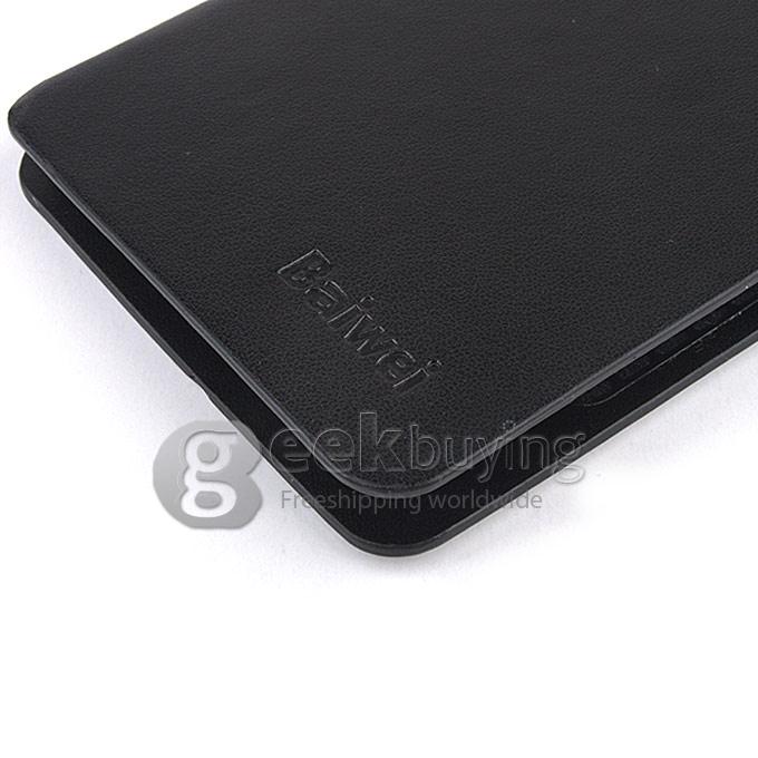 Protective PU Leather Hard Case Cover Shell for Iocean G7 - Black