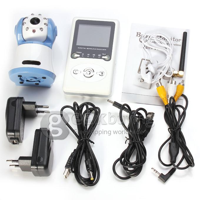 W386D1 Digital Baby Monitor 2.4G 628 x 582 Digital Wireless Security Kit 2.4 Inch TFT-LCD