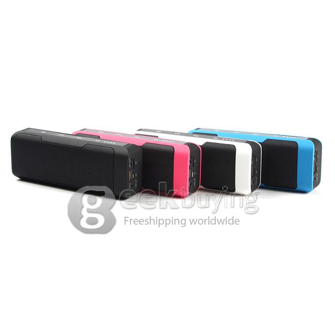 J6 Portable Wireless Bluetooth Speaker with Phone Handsfree Computer Small Speakers Car Bluetooth - Black