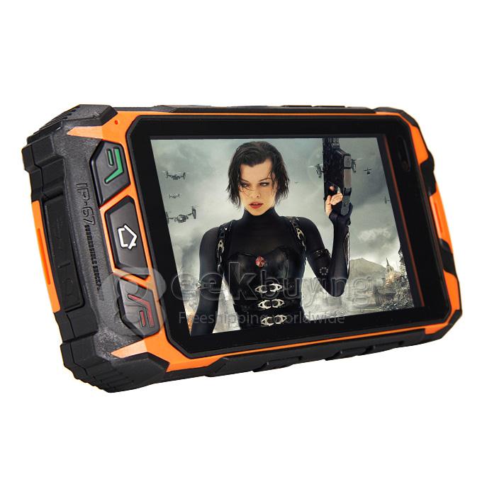 ZGPAX S9 MTK6572W Dual Core 1.3GHz Smartphone 4.5 Inch Waterproof Phone IP67 Walkietalkie Android 4.2 GPS/WIFI/Bluetooth - Black+Orange