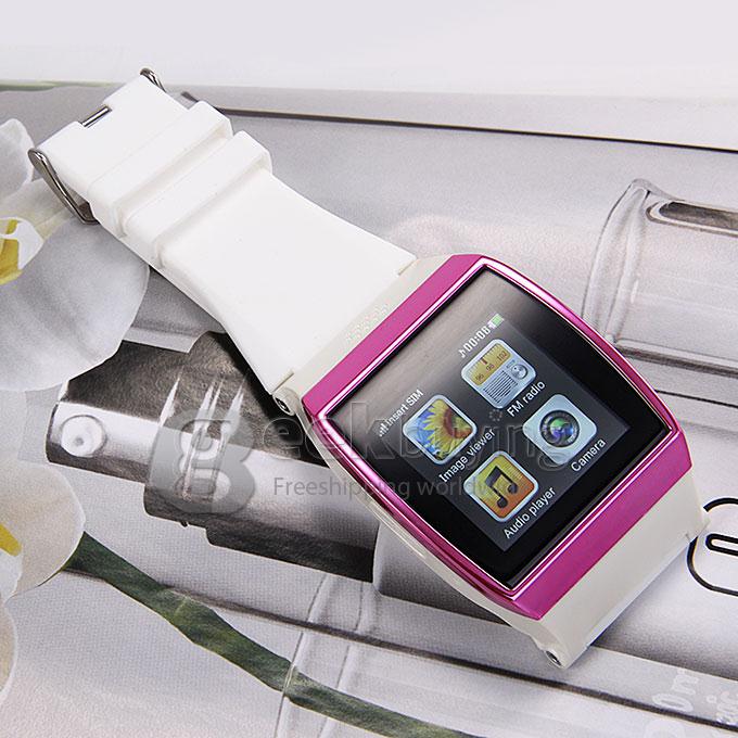 1.55'LED U8 Pro Bluetooth Watch Touch Screen Smart Watch Phone for Android iPhone -Pink