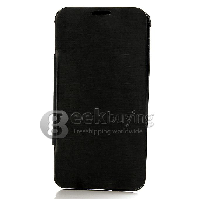 Protective PU Leather Hard Case Cover Shell for JIAKE G900W - Black