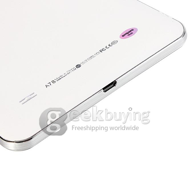 AMPE A78 MTK6592 Octa Core 1.7GHz 7 Inch 3G Phablet Android 4.2 OS IPS 2GB/16GB GPS 8.0MP + 13.0MP Bluetooth 4.0 - White
