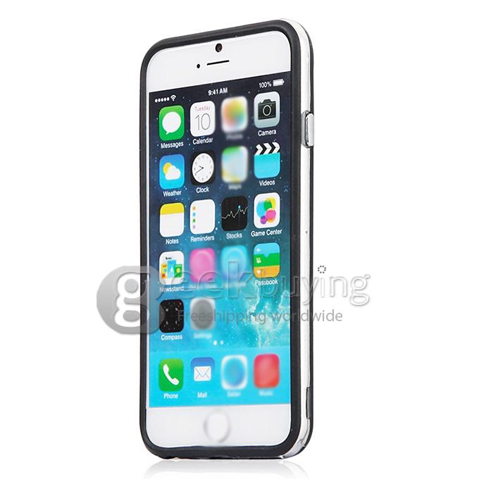 Protective Premium Bumper Frame Skin Case Cover with Plastic Side Buttons For 5.5