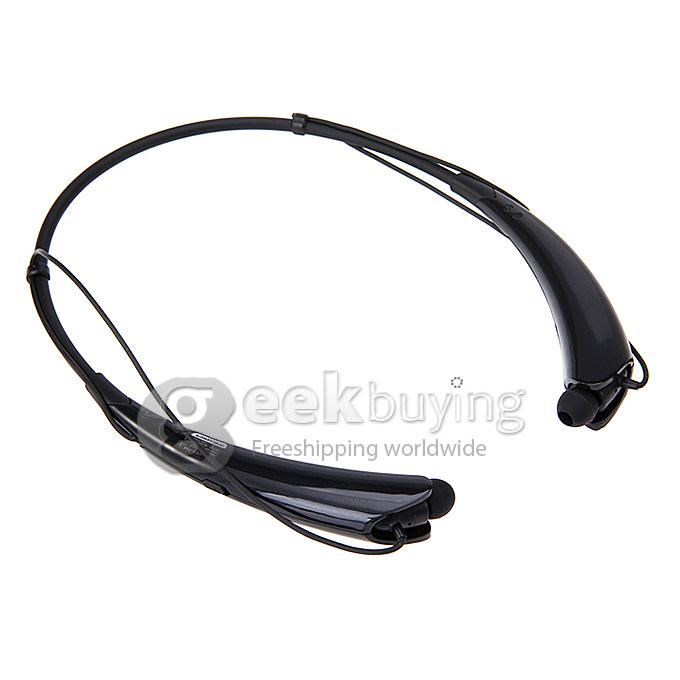 HBS-760 Wireless Tone Bluetooth 4.0+EDR Stereo Handsfree Neckband Sports Headset Headphone Earphone for Android iOS iPhone 6 Plus - Black